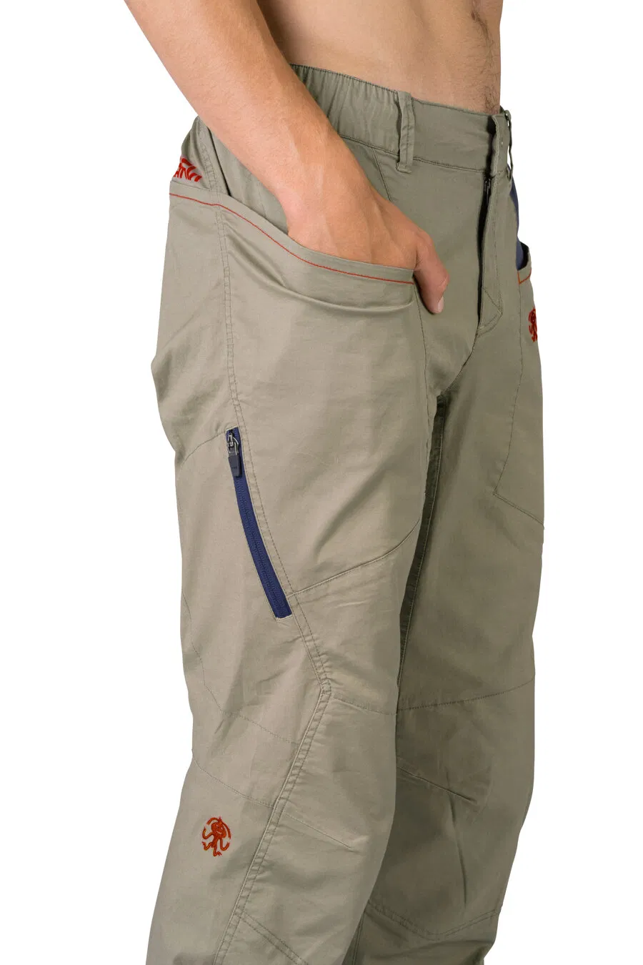 Nohavice Rafiki Crag Climbing Pants panske brindle 8